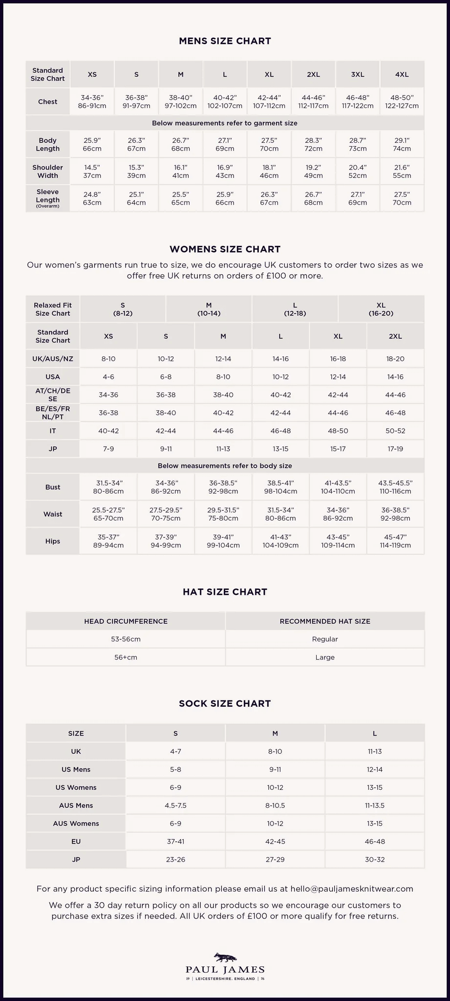 Paul_James_Knitwear_Size_Chart
